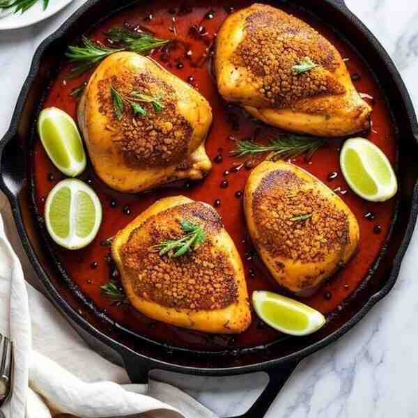 Запеченная курица Восточная красавица
